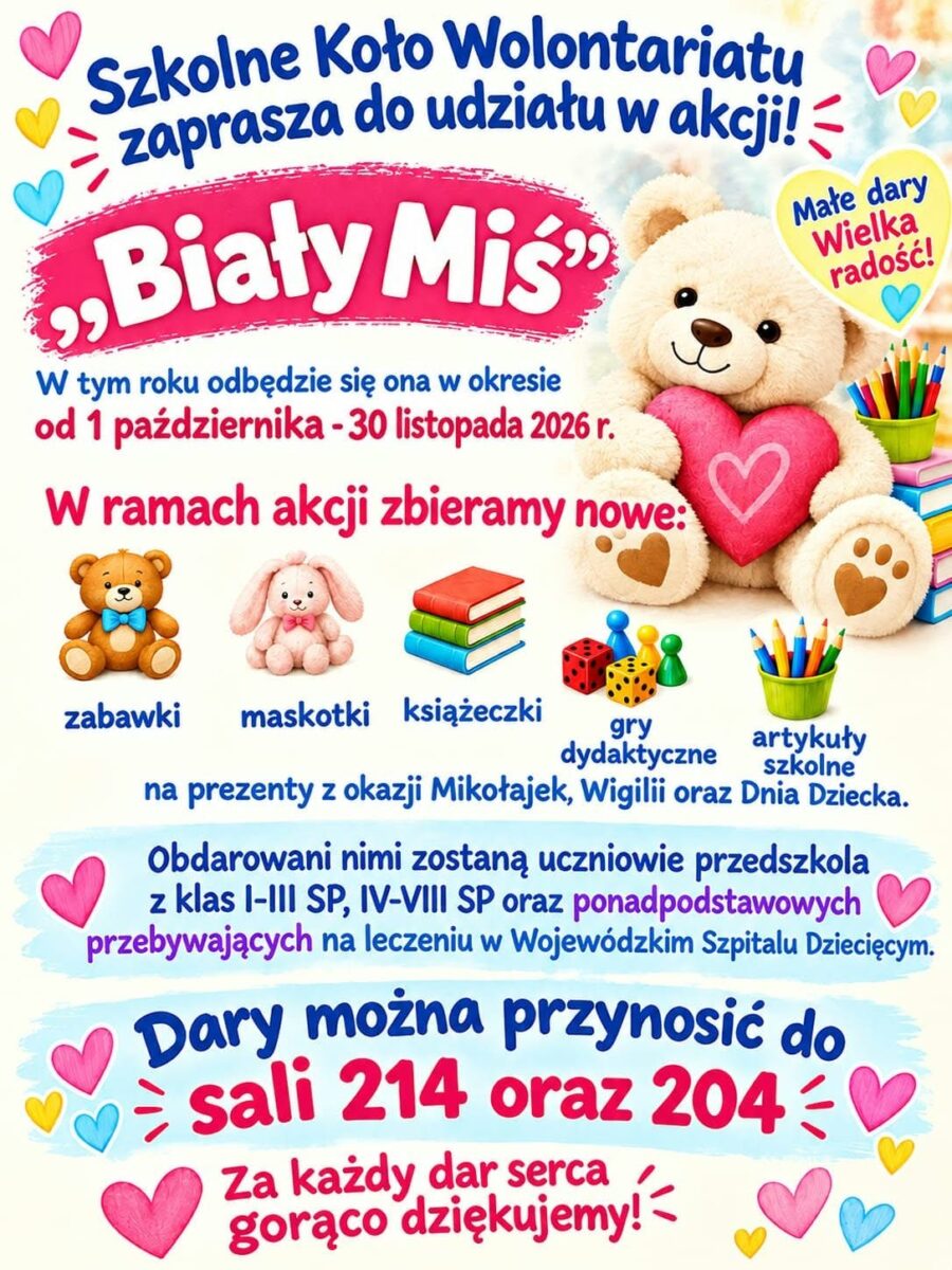 BIAŁY MIŚ – plakat